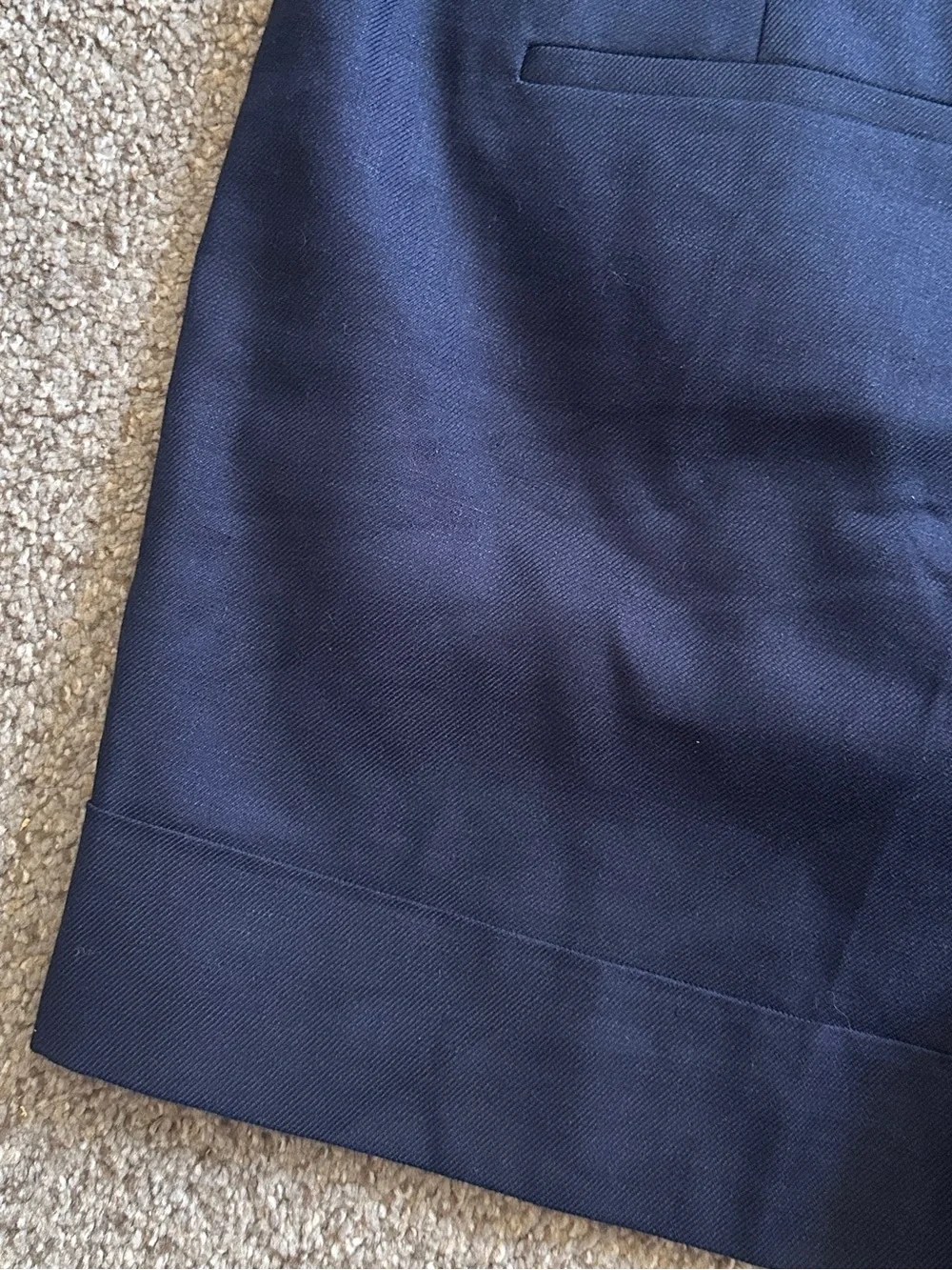 NWT J.Crew Remi Shorts Navy Blue Cuffed Stretch Linen Blend Womens Sz 12 Preppy